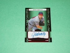 John Smoltz Auto Card 1/1 2024 Leaf Sports Heroes Red Insert Atlanta Braves!!!!!