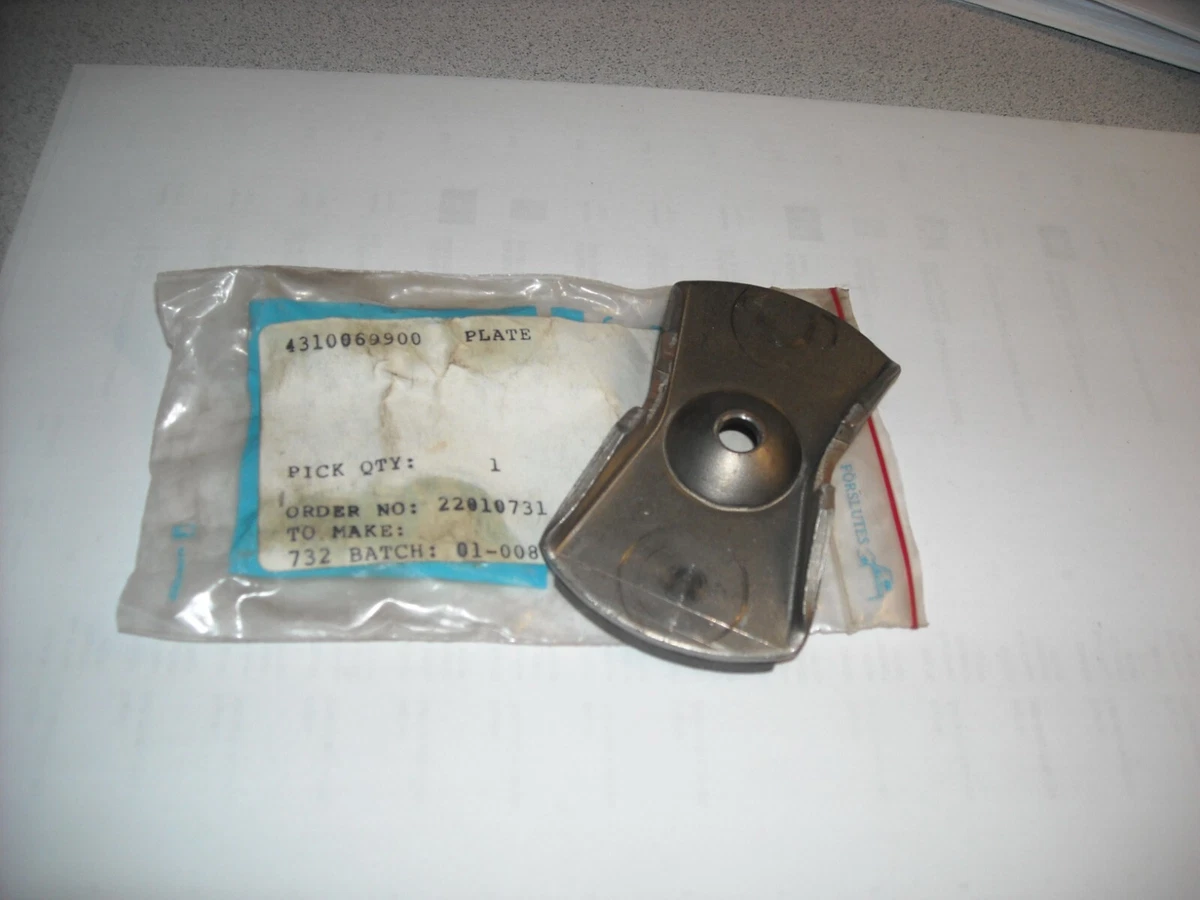 4310-0699-00, Atlas Copco Plate, 1pc, New Old Stock