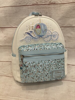 Loungefly Disney Cinderella\'s Magical Carriage Sequin Mini Backpack NWT Loungefly Disney Cinderella Magical Carriage Sequin Mini  main image 3