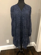 New Juicy Couture 3/4 Sleeve Guipure Lace Dress Size XL