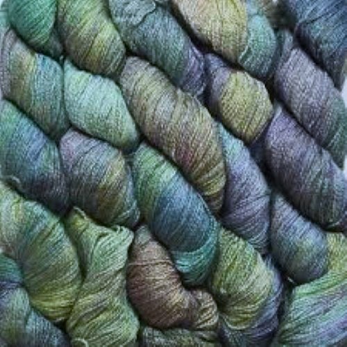 INDIECITA 50gr Skein 420yd Malabrigo SILKPACA Soft Baby Alpaca & Silk LACE YARN