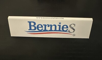 BERNIES FEEL THE BERN CIGARETTE ROLLING PAPERS Limited Edition King Size 2016