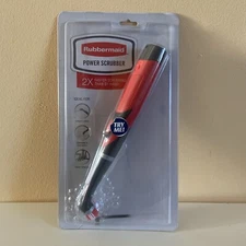 Rubbermaid Power Scrubber : Get Into Grout Lines, Tight Spaces, - New Sealed