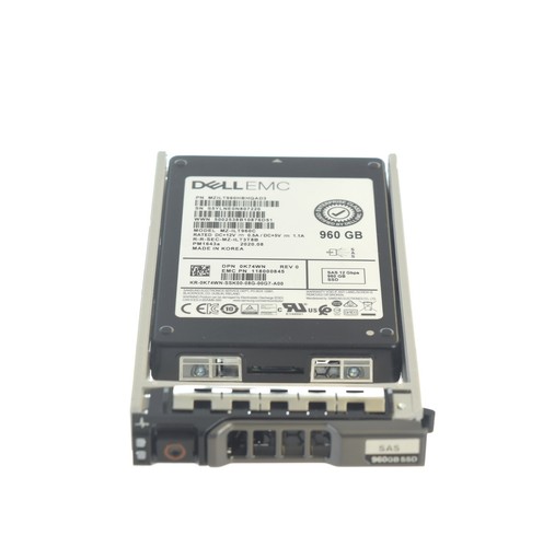 Dell Samsung PM1643a 2.5" 960GB 12GBPS RI SAS SSD Drive - K74WN MZ-ILT960C