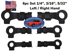Carburetor Throttle Rod Transmission Linkage Clips 6pc Set Fits Chrysler B62