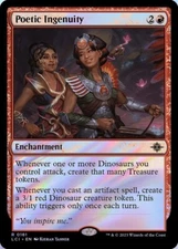 Poetic Ingenuity 161 R MTG LCI NM FOIL