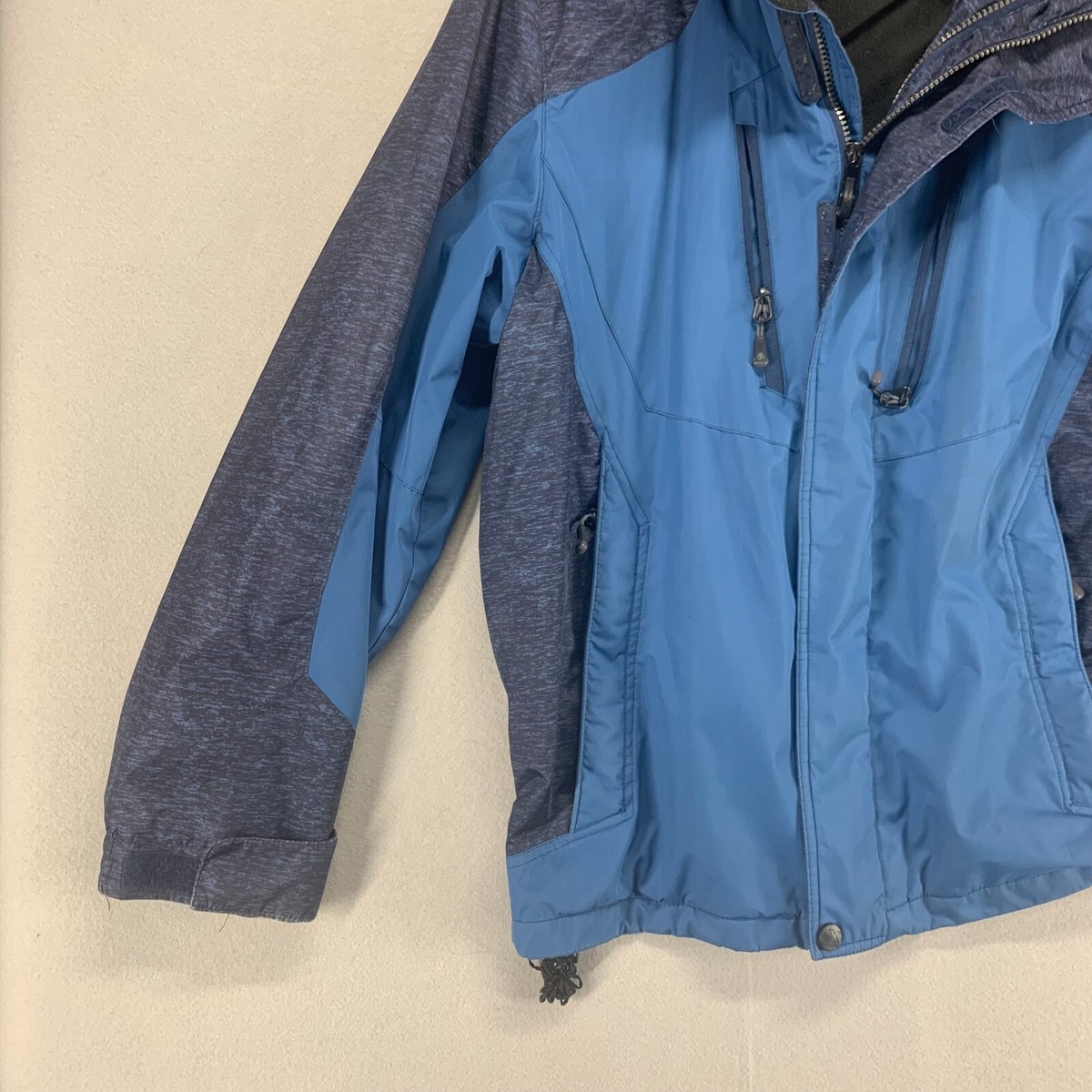 Zeroxposur Jacket Mens Medium Blue Full Zip Pocket Lined Zeroxposur Jacket Mens Medium Blue Full Zip Pocket Lined