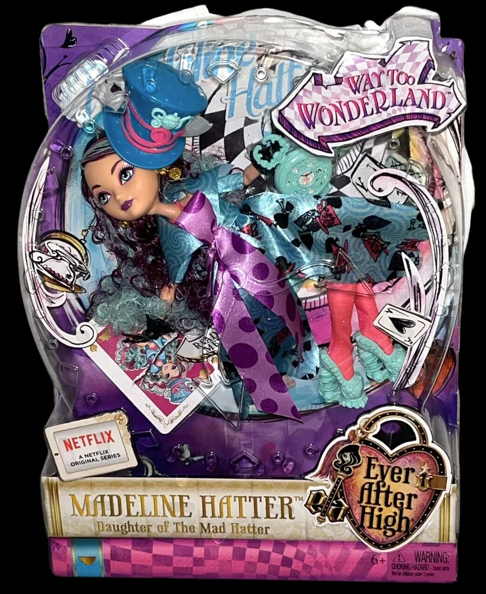 Ever After High ~ MADELINE HATTER (1ST RELEASE) DOLL ~ MATTEL ~ Retired