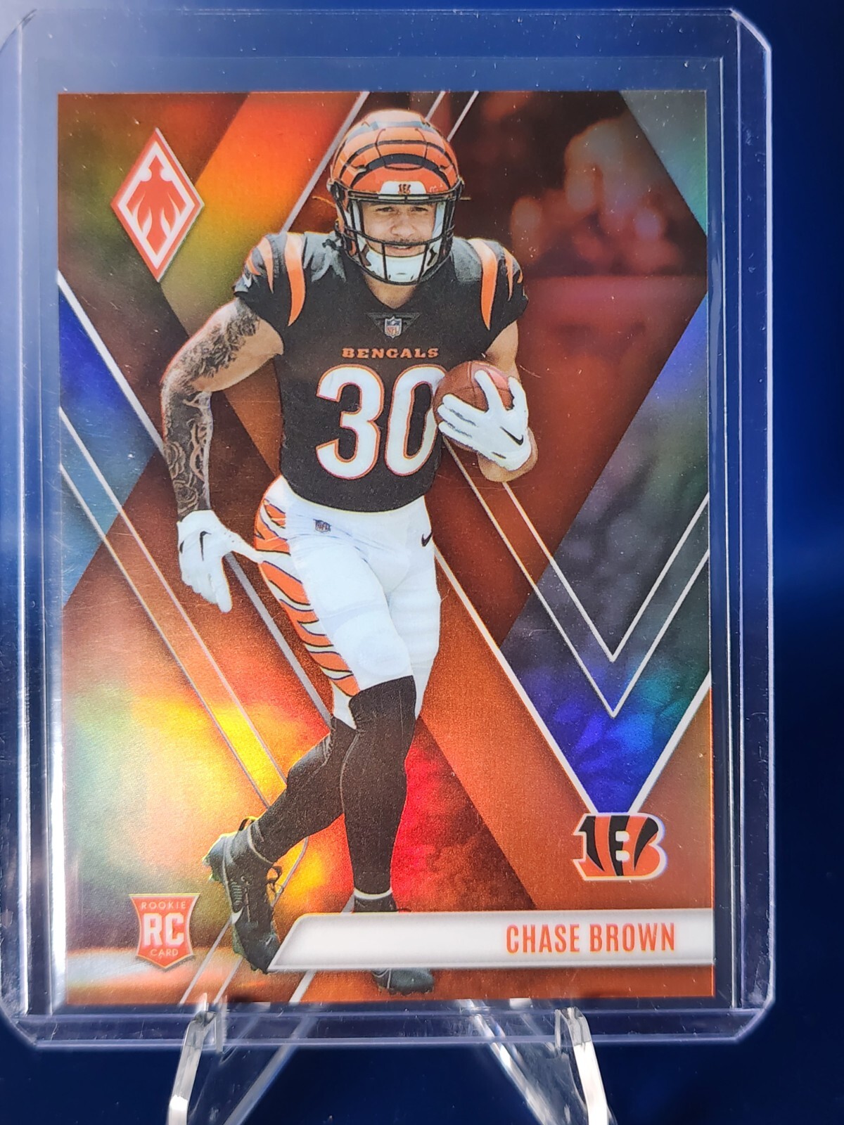 2023 Phoenix Chase Brown RC /99 Orange #133 Rookie Bengals