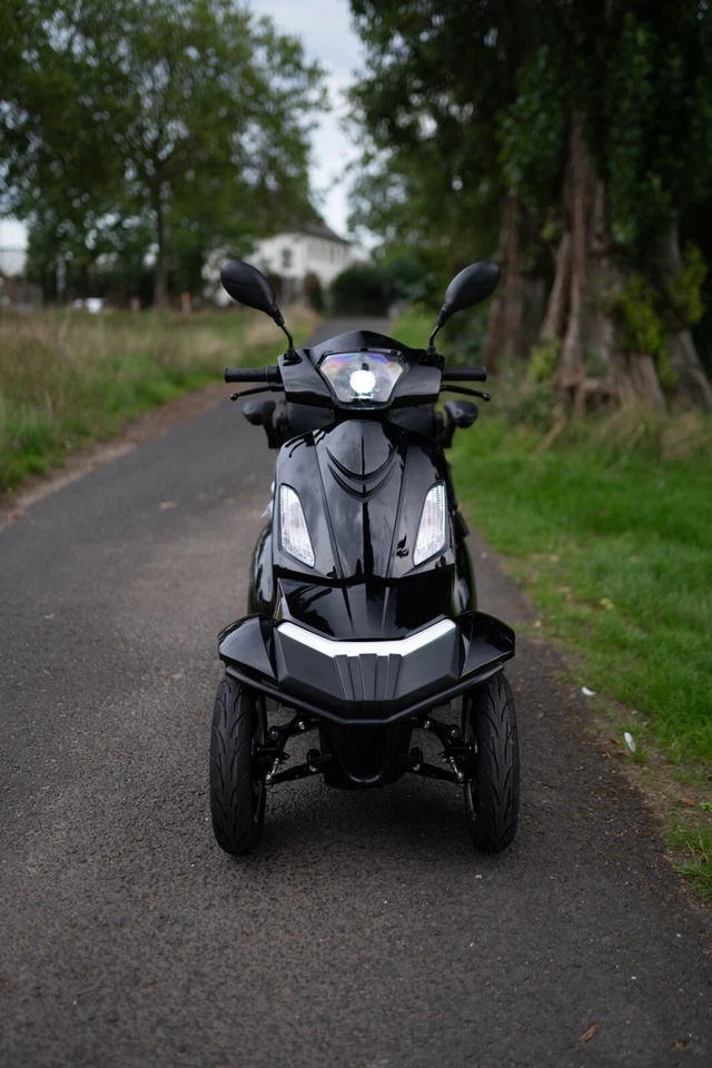 4 Rad Seniorenmobil 25 km/h 1kW Li-Ionen Seniorenfahrzeug Elektro Scooter Black - Bild 3 von 4