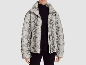 glamorous black puffer jacket
