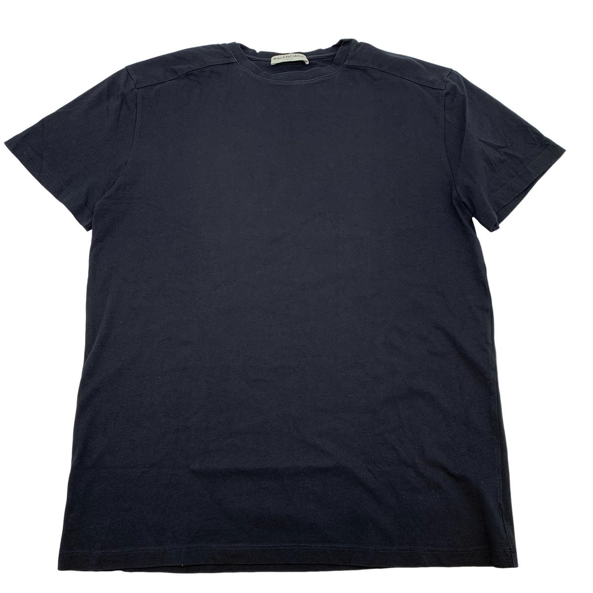 【関税&送料込】Balenciaga Black Coton Oversize Shirt Logo cotton T-shirt in black - Balenciaga | Mytheresa