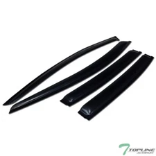 Topline For 2008/2009-2012 Chevy Malibu Sun Rain Guard Vent Shade Window Visors