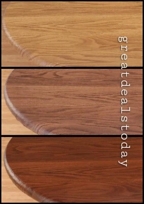 QUALITÄT ELASTISCH Vinyl Tischdecke HOLZMASERUNG SM/LG rund 42 x 68 oval/länglich - Bild 1 von 2