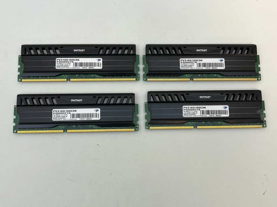 Patriot Viper 3 Black Mamba 32GB (4 x 8GB) PC3-12800 (DDR3-1600) Memory... - Image 3 of 4