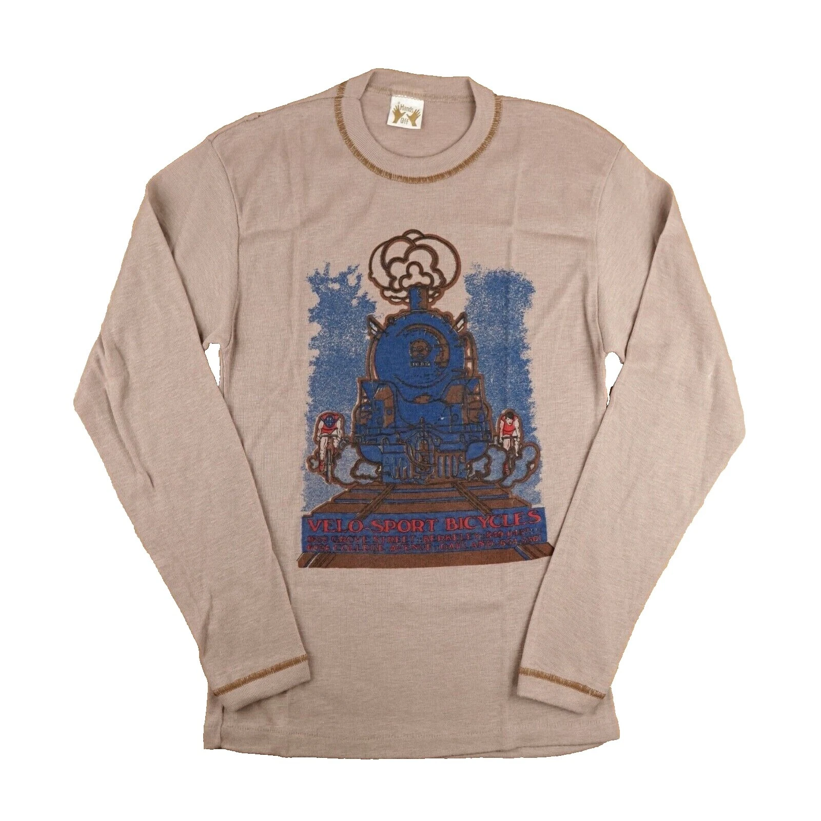 Camiseta Gráfica de manga larga de acrílico Vintage Camisetas para Hombres