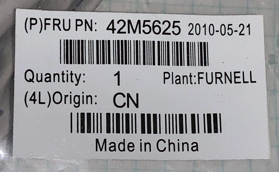 IBM / Toshiba POS No. 5 Keyboard Cable 42M5625 - Image 2 of 4