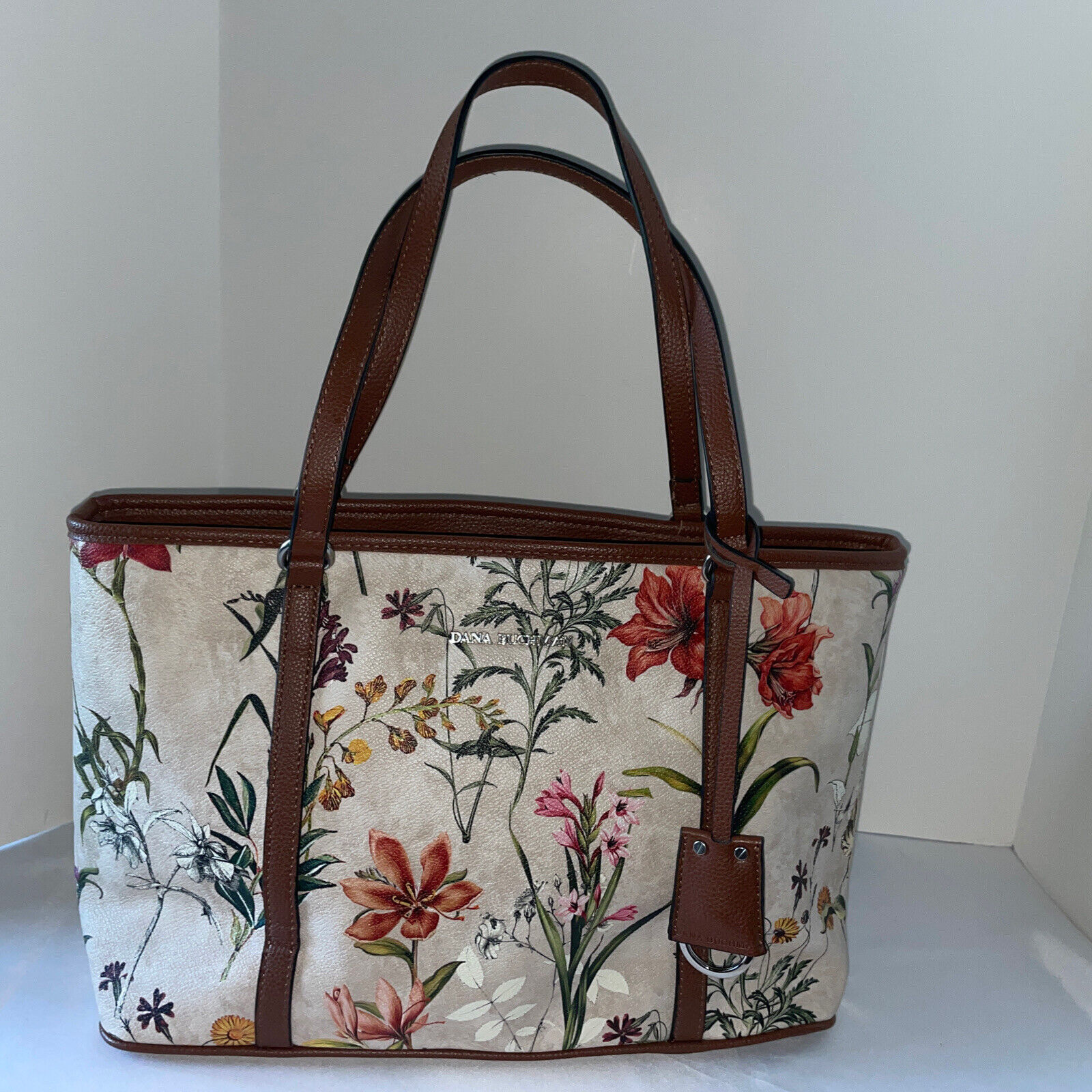 Dana Bushman Everett Floral Botanical Flowers Pattern Purse