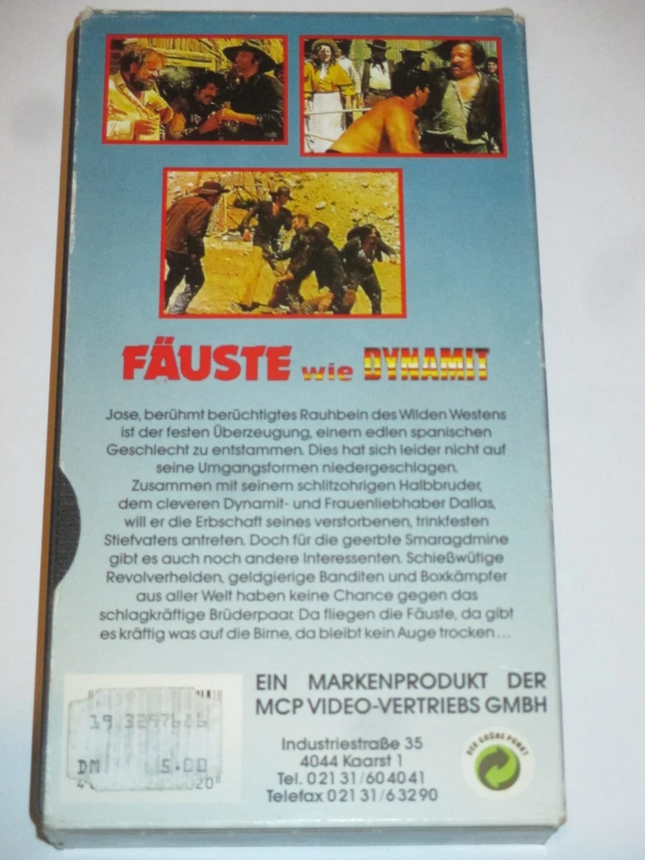 Pappe - Magic 5002 - Fäuste wie Dynamit - VHS/Western/Anthony Steffen - Bild 2 von 2