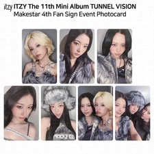 ITZY 11th Mini Album TUNNEL VISION Makestar 4th Fan Sign Event Photocard KPOP