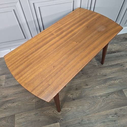 Vintage Wood Danish Inspired Coffee Table - Atomic Sputnik Mid-Century Teak - Picture 4 of 24