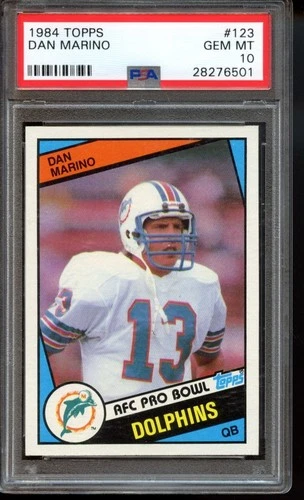 1984 Topps Dan Marino RC #123 - PSA 10 GEM MT