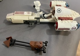 LEGO Star Wars Freeco Speeder 8085 and Corporate Alliance Tank 7748 Incomplete