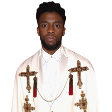 Chadwick Boseman (White Outfit) Half Body Buddy Cutout