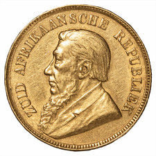 1898 South African Republic 1 Pond 7.99g .917 Gold 7.326g AGW 4033.30 per troy oz