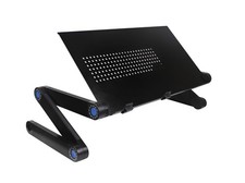 Adjustable Laptop Computer Lap Desk Cooling Ergonomic Vented Bed Tray 420x260mm