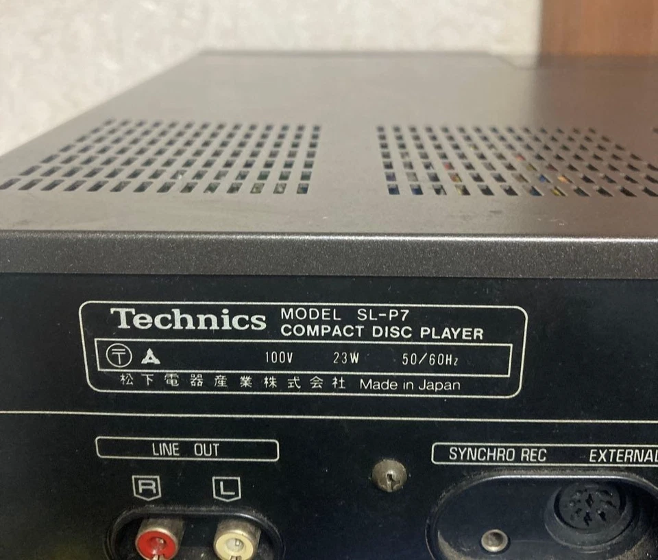 [ For Parts ] TECHNICS SL-P7 CD Compact Disc Player 251107 - Image 4 of 4