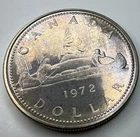 1972 CANADA  SILVER DOLLAR ER132