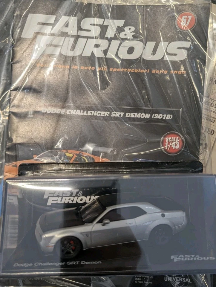Fast & Furious - Dodge Challenger SRT - Collezione Auto modelli 1/43 Uscita 56 - Immagine 3 di 4