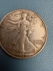 1943 Walking Liberty Half Dollar 90% Silver Very Good to Fine  #3589