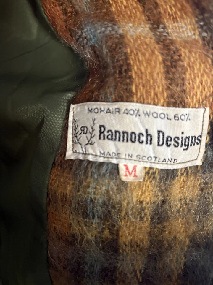 Capa de lana escocesa vintage Foto 2 de 4