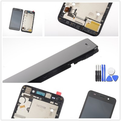 Für Huawei Y6 Display SCL-L01/L04 LCD Touchscreen Digitizer Rahmen Schwarz
