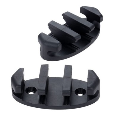 2PCS Zig Zag Anchor Cleat, Black Nylon Kayak Cleats for Canoes Marine Fishing...