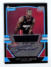 2003-04 Bowman Signatures Dwayne Wade #79 Rookie Auto RC # /1250 Miami Heat
