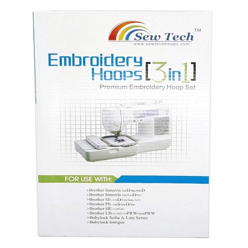 Embroidery Hoops for Brother SE700 SE725 SE600 PE535 PE550D PE545 SE400 PE525... - Picture 9 of 9