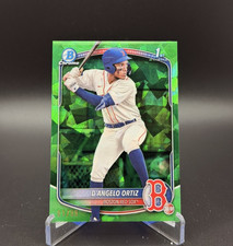 2025 Bowman Sapphire Edition - Chrome Prospects D'Angelo Ortiz #BCP-61 Green /99