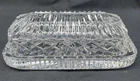 Vintage Waterford Crystal Butter Dish Quarter 1/4 Pound Stick Covered Lidded HTF