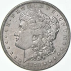 AU+ 1879 (P) Morgan Silver Dollar (1 coin) *6649