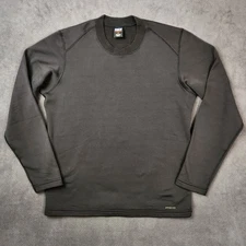 Vintage Patagonia Capilene Midweight Base Layer Mens Medium Black Crew USA Made