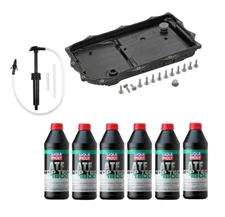Auto Transmission Service Kit (Oil Pan+Filter+Gasket+Bolts) + 6L ATF for BMW 8HP