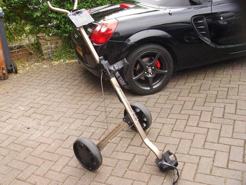 Cadie evolution plus 11. Two wheel used golf trolley  like Powacaddy,Masters