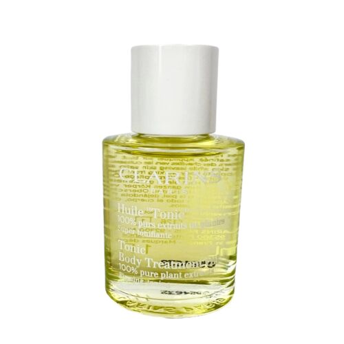 Clarins Huile Tonic Body Treatment Oil 1 Oz 30 ml 100% Plant Extracts Firming - Afbeelding 1 van 7