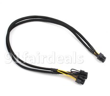 Replacement for HP DL380 G8 G9 and TOP GPU 50CM 10p to 6 8p Power Adapter Cable