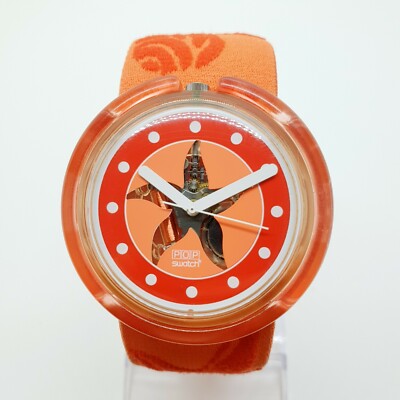 1993 Red Star Skeleton Swatch Pop Watch, Swiss Made Skeleton  display picture 2