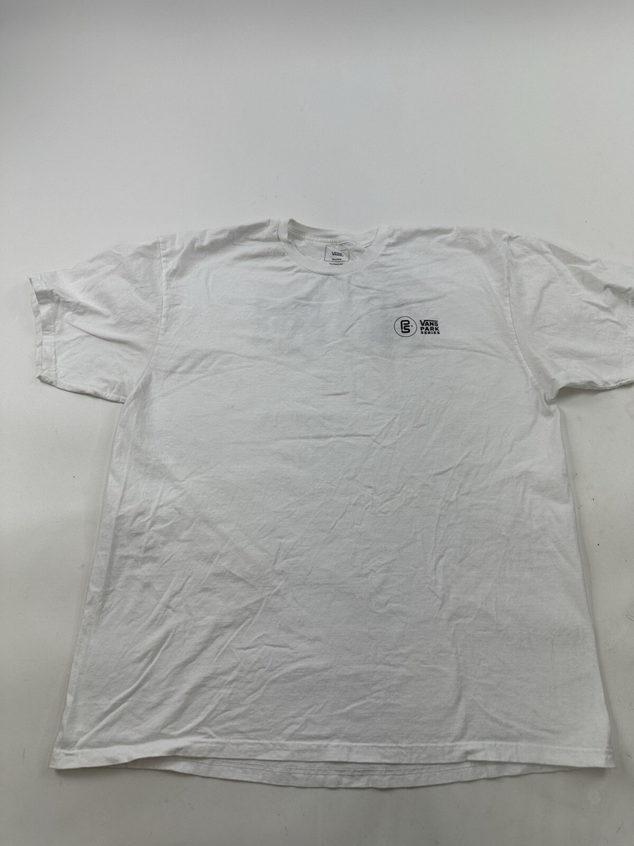 VANS / NEW YORK BUMPER TO BUMPER T-SHIRT WHITE L〜XXL Vans Shirt Mens 2XL XXL White Short Sleeve Skater Park