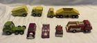 Lot of Vintage Metal/Plastic Tonka, Tootsie Toy, Buddy L, Trucks & Cars